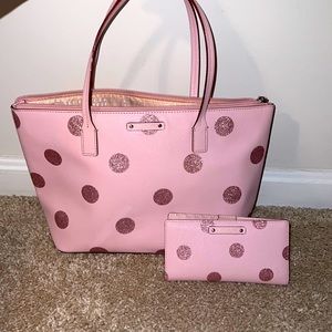 Kate spade purse and wallet set